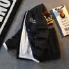 Chaqueta de Béisbol Vintage Pesada Estilo Americano Nueva Primavera y Otoño para Hombre, Abrigo Casual Elegante y Holgado