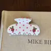 Pinza para el Cabello con Forma de Corazón de Alta Gama Japonesa Coreana para Mujeres Peinado Recogido en la Parte Trasera de la Cabeza Pinza de Tiburón Tamaño Grande Nuevo Estilo Pinza de Garra con Temperamento Accesorios para el Cabello Pasador
