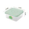 Fabricante Atacado Adulto Caixa Crisper Quadrada Caixa de Embalagem de Alimentos de Plástico Simples Portátil Caixa de Arroz Caixa de Armazenamento para Geladeira