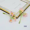 Fio de Flores Lilás Simuladas DIY Tiara de Flores Lilás Acessórios de Material DIY Feitos à Mão Conjunto de Chapéu de Formatura Adereços Flores Artificiais
