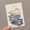 Pinza para el pelo de lunares y estrellas estilo coreano para niñas, Pinza para el pelo infantil, Pinza para el pelo de bebé con aspecto de alta gama, No daña el cabello, Pinza para flequillo, Accesorio para el cabello