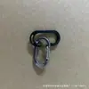 Mosquetón de Acero Inoxidable 304 Hebilla Deportiva Llavero Hebilla de Seguridad Hebilla de Conexión para Exteriores Se Puede Agregar Logo Hebilla Colgante