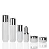 Direto da Fábrica novo kit clareador Cabeça com pump de pressão creme loção clareadora sub-embalagem frasco de vidro óleo essencial Creme para Olhos
