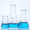 Marca Shu Niu 50 100 150 250 500 1000ml matraz triangular matraz cónico de vidrio acampanado
