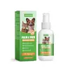 Yegbong Spray Desparasitante Externo para Mascotas Spray de Limpieza Suave para Ácaros y Pulgas en Mascotas Spray para el Cuidado del Pelaje