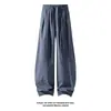 Primavera 2026 Nuevo Estilo Fondo Blanco Nuevo Estilo Chino Pantalones Curvos Imitación Lino M-5XL Hk26152-Especial P25-Control de Precio 48