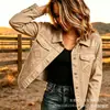 Nueva Chaqueta Corta de Mezclilla de Algodón Transfronteriza Otoño e Invierno Estampado Digital 3D Moda Personalidad Top Delgado Mujer