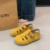 Primavera Verão 2026 Novo Comércio Exterior Moda Casual Couro Fosco Sandálias Birkenstock Salto Baixo Sola Macia Sapatos Femininos Transfronteiriço