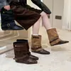 Botas de tornozelo quadradas retrô estilo coreano para mulheres, tendência de moda 2026, nova coleção de outono, botinhas estilosas