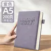 Cuaderno A5 Engrosado Modelo Nuevo 2027 Bloc de Notas Libro de Registro para Reuniones de Negocios Diario Transfronterizo En Stock