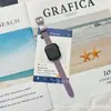 Adecuado para Apple Lindo Gato KT Patrón de Lichi Color Sólido Correa de Cuero apple watchs10/9/8/SE/76