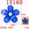 20mm cinco pétalas florzinha joia material artesanal diy roupa casaco acessórios de cabelo acessórios para cabeça fabricantes atacado à vista