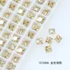 Rinestones de Espalda Puntiaguda Dongzhou Square para Uñas 5*5, Rinestones Brillantes Cuadrados de Princesa Dongzhou de Alta Calidad Decoración para Uñas DIY Rinestones al por Mayor