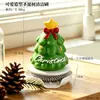 Bola de alambre para árbol de Navidad, bola de limpieza de acero inoxidable, bola de alambre que no suelta pelusa para uso doméstico, estropajo para ollas de cocina con mango para lavar platos