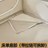 Cortina de Cama Blackout Removível de Fundo Completo Mosquiteiro para Uso Doméstico Nova 2025 Instalação Sem Queda Sem Ferramentas Cortina de Cama Quente Estilo Princesa Tenda