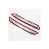 Adequado para Honda 22 Civic 11ª Geração Sombra do Farol de Neblina Traseiro Moldura Decorativa do Farol de Neblina Peça Decorativa de Fibra de Carbono Galvanizada Modificada