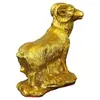 Adorno de Oveja de Latón Doce Animales del Zodíaco Oveja Entrada del Hogar Sala de Estar Oficina Tres Yang Kaitai Artesanías
