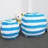 Bolsa de Armazenamento de Pelúcia Amazon, Puff Listrado Infantil, Sofá, Grande Capacidade para Quilt, Bolsa de Viagem com Zíper