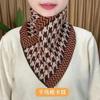 Nuevo estilo de moda 2024 Otoño e Invierno Cuello protector Cuello estilo coreano Resistente al frío Conjunto de cuello combinable Bufanda triangular de temperamento cálido