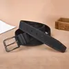 Novo Cinto Masculino Cinto de Couro Estilo de Alto Padrão Versátil para Negócios Fivela de Pino de Liga Venda Quente Transfronteiriça