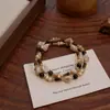 Pulseira de Cristal com Contas Olho de Tigre Natural Maillard Original Empilhável Pulseiras para Melhor Amigo Joias com Sensação de Luxo Atacado