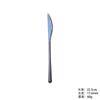 Espejo de mango delgado retro ins japonés y coreano, cuchillo, tenedor y cuchara de acero inoxidable 304, cuchara para comida occidental, cuchillo para bistec y tenedor, cuchara para postre