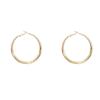 Pendientes Elegantes Estilo Hong Kong 2026 Nuevos de Moda Lujo Ligero para Mujer Aguja de Plata Aro Grande Moda Versátil Celebridad de Internet Pendientes Redondos