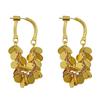 Pendientes de borlas con lentejuelas de metal de alta gama con diseño de nicho para mujer, ligeros, de lujo, a la moda, combinables con todo, estilo TikTok.