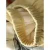 Un par de pantalones de invierno - forrados de polar, engrosados y diseñados para usarse en dos direcciones. Estos pantalones casuales cuentan con cintura elástica, corte holgado, pierna recta y pierna ancha.. Pantalones de chándal de invierno para mujer, modelo H090716