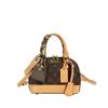 Bolso Bandolera Retro de Nicho Tipo Concha para Mujer 2025 Nuevo Otoño e Invierno de Gama Alta Estampado Versátil de un Solo Hombro Cruzado para Axila