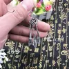 Hanfu Estilo Antiguo Guizhou Dongnan Miao Joyería de Plata Colgante de Paso DIY Hecho a Mano Accesorio de Campana Joyería de Plata Sésamo Liangshan