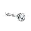 Anillo de Nariz de Titanio Jiangtai F136 Barra S Barra L Taza de Copa Venta Caliente Transfronteriza Joyería para Piercing Corporal Aleación de Titanio G23 Tachuela de Nariz