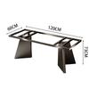 Soporte para Pata de Mesa de Lujo Ligero Pata de Mesa de Piedra de Lujo Pata de Mesa de Comedor de Acero Inoxidable Base para Mesa de Té de Pizarra Pata de Escritorio de Mármol