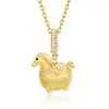 2026 Nuevo Año Zodiacal del Caballo Lindo Colgante de Caballo Tang Versátil Plata de Ley 925 Hecho a Mano Cepillado Collar para Mujeres Diseño DIY