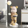 Alemán 2026 Nuevo Modelo Fabricante Oso Grande Violento Adornos para Sala de Estar Mueble de TV de Pie Junto a la Mesa de Café Accesorios para el Hogar