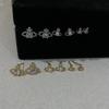 Pendientes de Saturno con diamantes de imitación de perlas de estilo europeo y americano de moda, pendientes de lujo ligeros con diseño de moda de alta gama para mujer