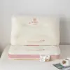 Almohada de Proteína de Cachemira Suave de Gama Alta, Almohada Cervical para el Hogar, Ayuda para Dormir, Núcleo de Almohada de Masaje, un Par para Dormitorios de Estudiantes