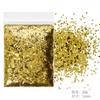 Brillantina de uñas, purpurina ultrafina, purpurina, polvo brillante, lentejuelas, 1 mm, traje amarillo dorado, esmalte de uñas, pegamento, joyería transfronteriza