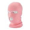 Gorro Caliente de Invierno para Niños Máscara Protectora Frío para Esquí y Montar Sombrero de Lana Tejido de Tres Agujeros para Niños Cubre Rostro Deportivo