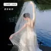Gasa Lisa de Cristal Coreano Alta Definición Ultra Transparente Suave Gasa Velo de Novia Boda Estudio Fotográfico de Gama Alta Fotografía de Viaje Foto y Maquillaje Estilismo