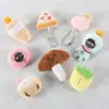 Muñeca Broche de Peluche de Donut de Té de Leche Llavero Chirriante Colgante Billetera Pasador Pasador Accesorios