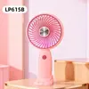 Ventilador Pequeño Portátil Color Caramelo Dibujos Animados Base de Soporte Extraíble Ventilador de Carga para Escritorio Premios de Festival