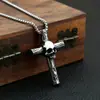 Collar de Aleación con Calavera y Cruz Hip-Hop Artículo Más Vendido Temu Shein Aliexpress Amazon Más Vendido