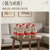 Mesa cuadrada pequeña, adecuada para apartamentos pequeños, mesa de café móvil, ideal para propiedades de alquiler, con patas de madera maciza, se puede usar como mesa auxiliar de sofá, mesita de noche o mesa de té para balcón