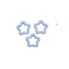Pegatina de Tela Doble Cara Estrella de Cinco Puntas Hueca Zapatos Secundarios Ropa Bolsa Joyería DIY Accesorios Decorativos Material