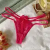 Fabricantes de bragas suministro al por mayor bragas sexys de encaje con lazo para mujer pequeñas 8706