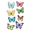 Pegatinas de Tatuaje de Mariposas de Colores al por Mayor Impermeables y de Larga Duración Pegatinas Combinadas de Mariposas Acuarela Soñadoras para Pecho, Cintura y Brazos