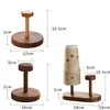 Portavasos y estantes de almacenamiento creativos de madera maciza personalizados en varios estilos, admiten diseños y muestras personalizadas, disponibles en grandes cantidades del fabricante