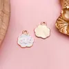1 corona de vaca blanca nube gota de perfume accesorios de aleación colgante DIY llavero pulsera pendientes colgante