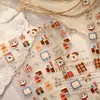 Arte de Hierro Vintage Hecho a Mano Oso Cuadros Pegatinas para Uñas Ts4261 Calcomanías para Uñas Parche Adorable y Juguetón